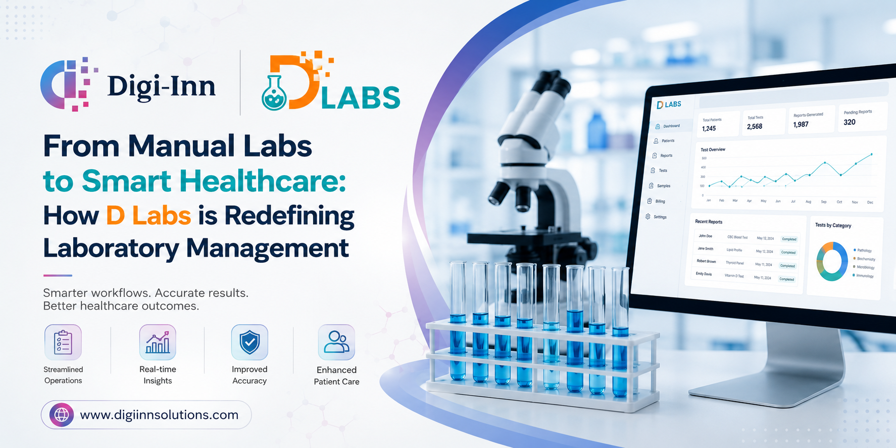 From Manual Labs to Smart Healthcare: How D Labs by DigiInn Solutions is Redefining Laboratory Management